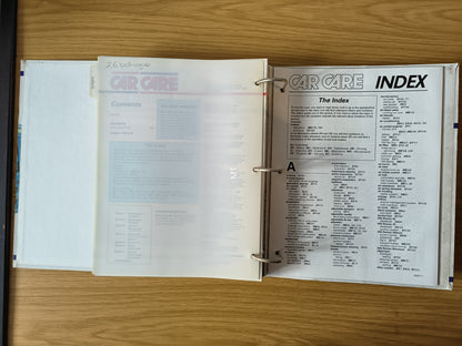 Car Care Magazine 7 with Binder/Folder Inc Bundle/Job Lot (F004)
