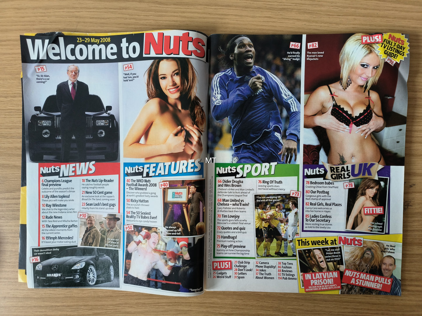 NUTS Magazine 23-29 May 2008 RARE (1083) Amy Diamond Chanelle Hayes Gemma Atkinson