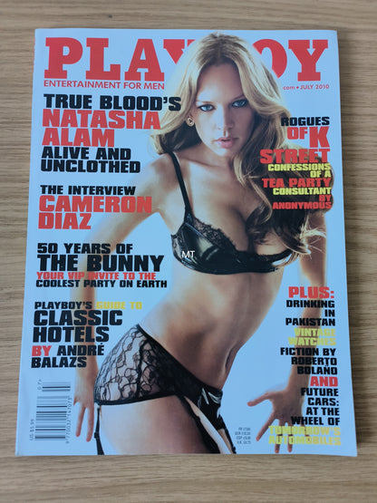 PLAYBOY Magazine July 2010 Vol 57 No 6 RARE (1084) Natasha Alam Cameron Diaz
