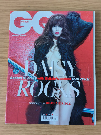 GQ Magazine April 2011 British RARE (1086) DAISY LOWE BARACK OBAMA ELTON JOHN