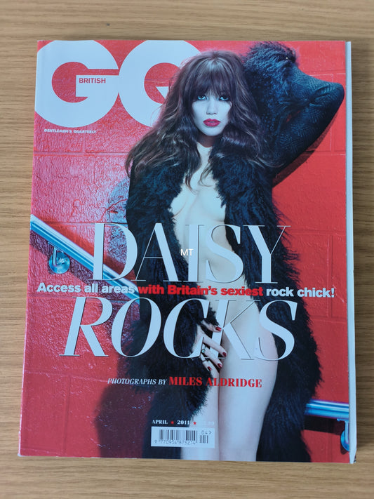 GQ Magazine April 2011 British RARE (1086) DAISY LOWE BARACK OBAMA ELTON JOHN