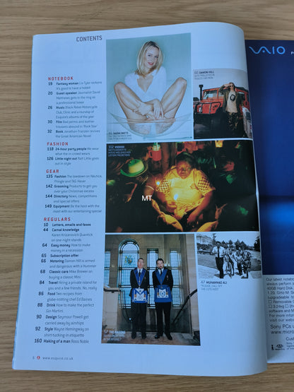 ESQUIRE Magazine January 2002 (1087) Will Smith EMILY MORTIMER NAOMI WATTS