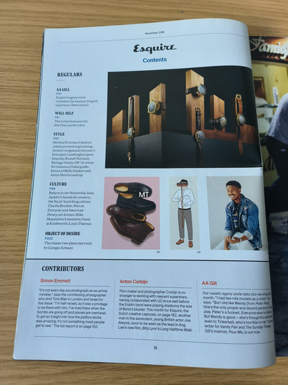 ESQUIRE Magazine November 2016 (1087) Tony Blair David Beckham