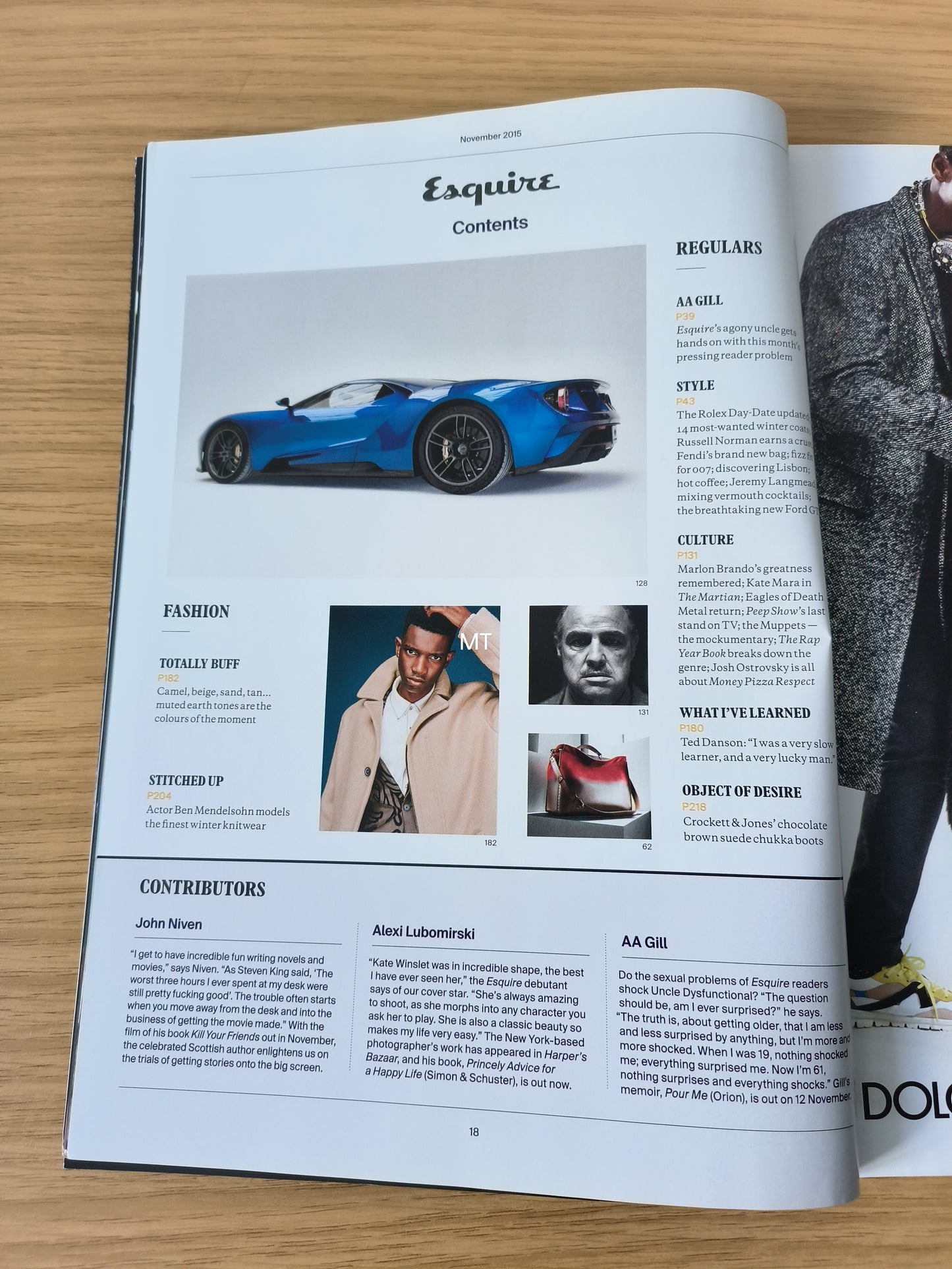 ESQUIRE Magazine November 2015 (1087) Kate Winslet John Niven Ted Danson