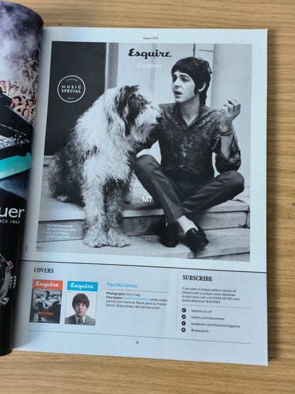 ESQUIRE Magazine August 2015 (1087) PAUL McCARTNEY / THE BEATLES