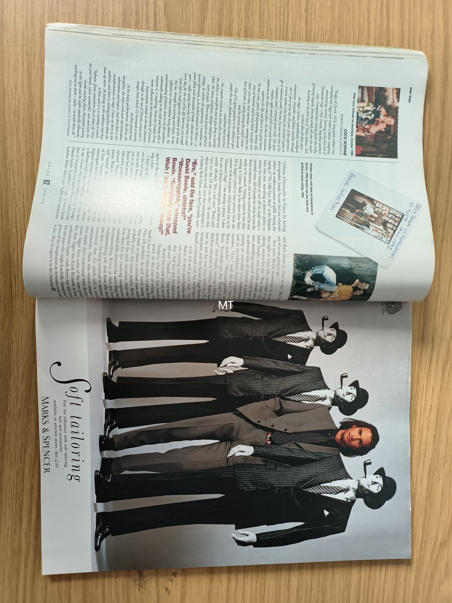 Arena Magazine May/June 1993 RARE (1088) David Bowie