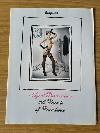 ESQUIRE Magazine Agent Provocateur A Decade of Decadence RARE (1088)