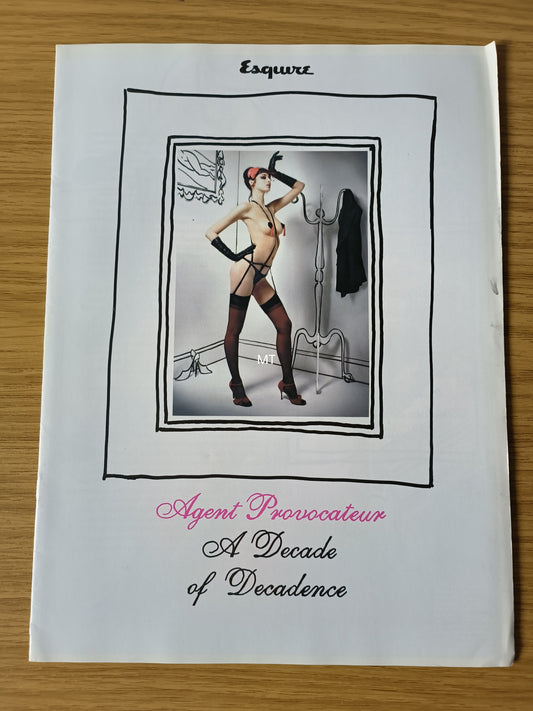ESQUIRE Magazine Agent Provocateur A Decade of Decadence RARE (1088)