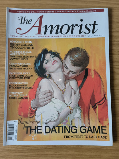 The AMORIST Magazine October 2017 #6 RARE (1088) Rowan Pelling Jenny Colgan Emily Hill