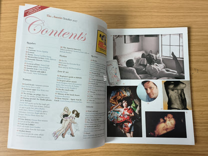 The AMORIST Magazine October 2017 #6 RARE (1088) Rowan Pelling Jenny Colgan Emily Hill