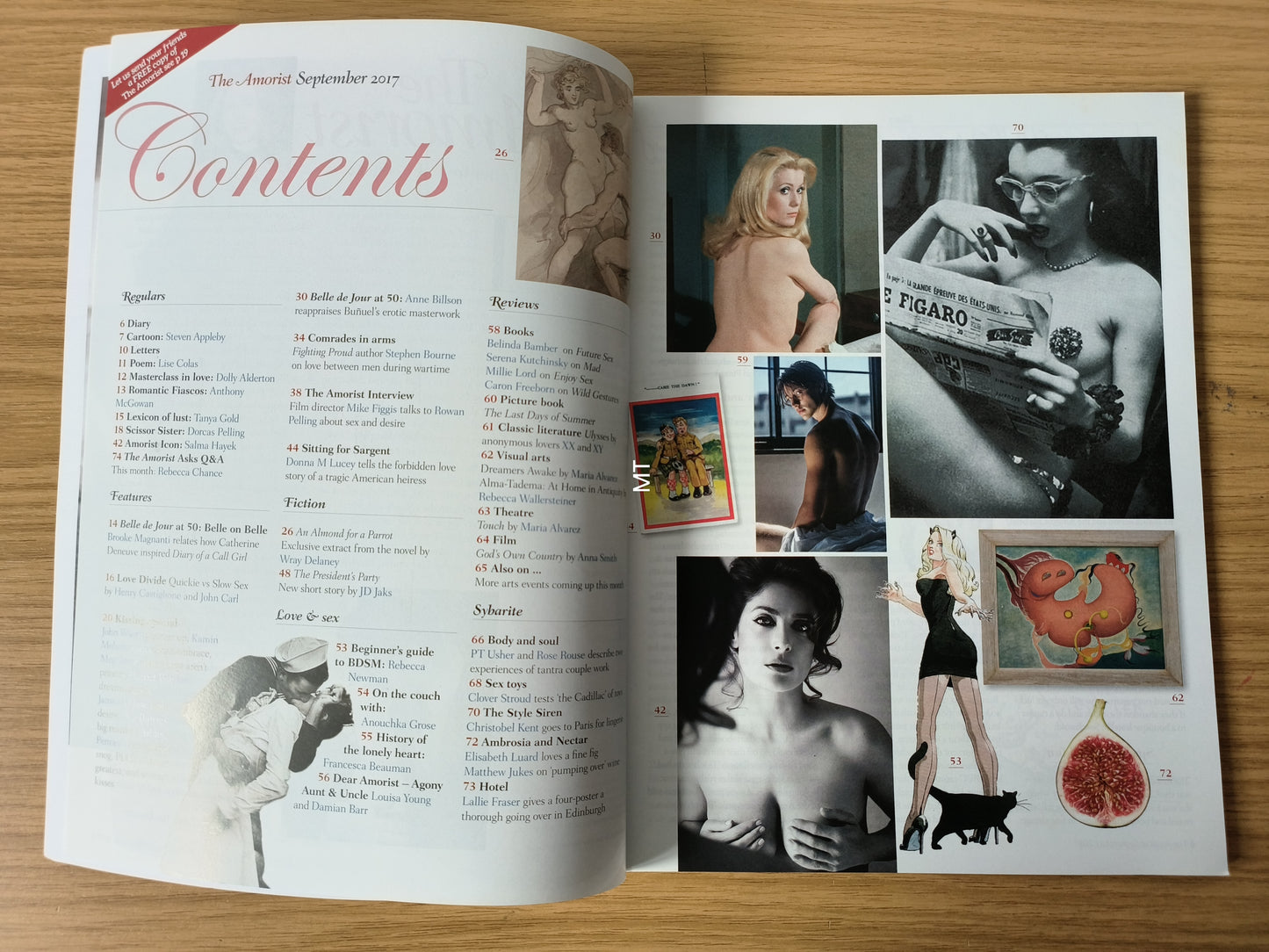 The AMORIST Magazine September 2017 #5 RARE (1088) Rowan Pelling Meg Rosoff Dolly Alderton