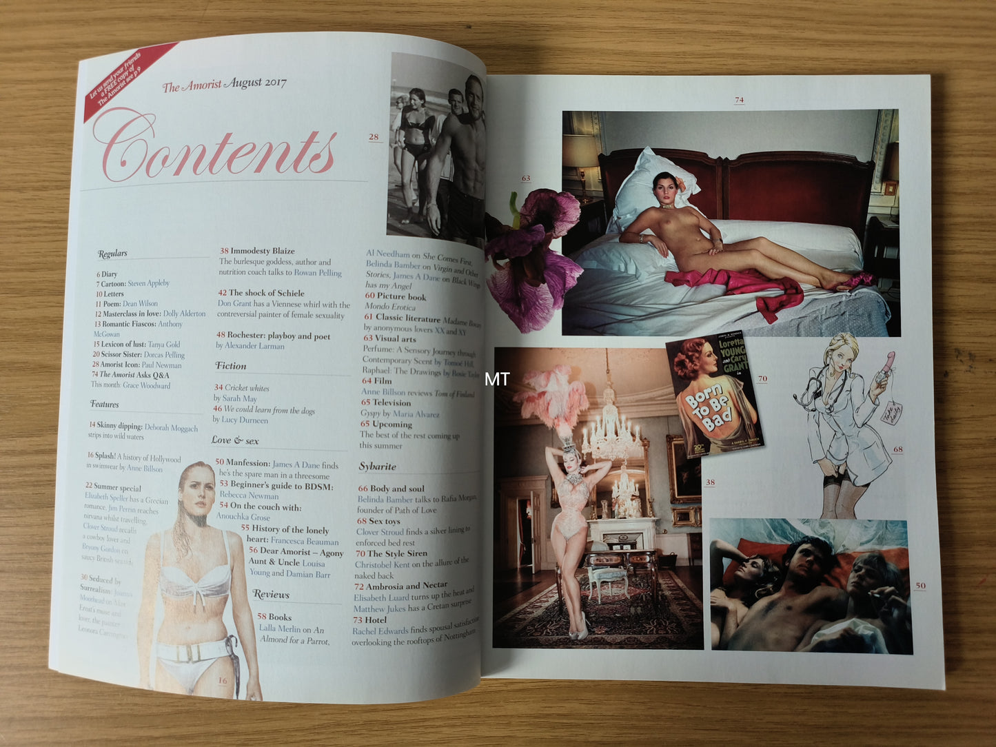 The AMORIST Magazine August 2017 #4 RARE (1088) Rowan Pelling Leonora Carrington Deborah Moggach