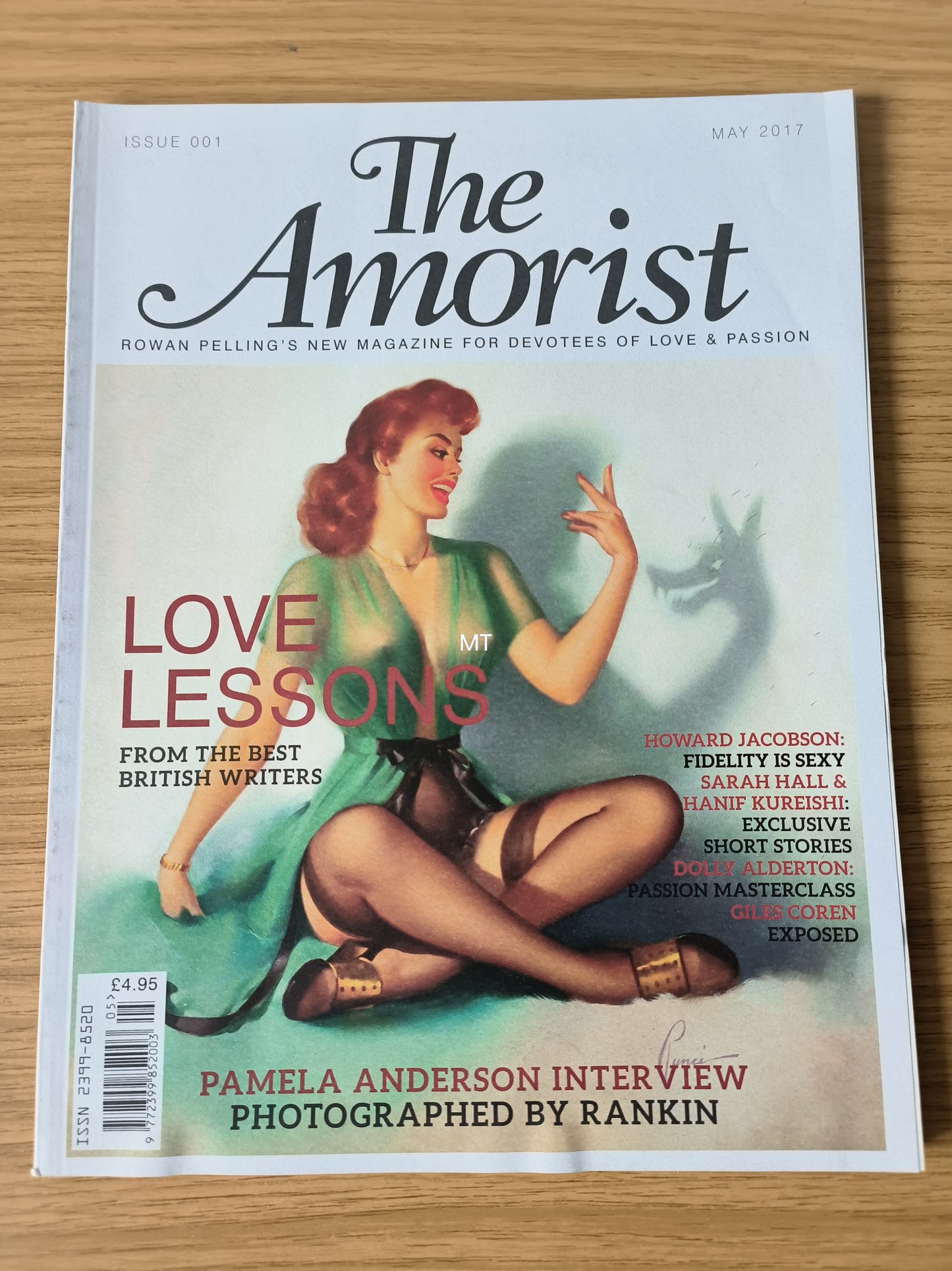 The AMORIST Magazine May 2017 #1 FIRST ISSUE RARE (1088) Rowan Pelling Pamela Anderson