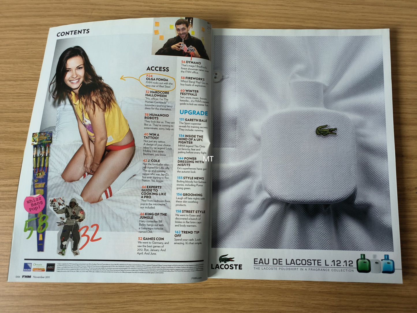 FHM Magazine November 2011 RARE (1089) Naya Rivera Olga Fonda