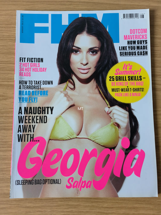 FHM Magazine August 2012 RARE (1089) Georgia Salpa Nadya Nepomnyashaya