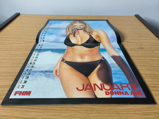 FHM Magazine Calendar 1999 (1089) Donna Air Caprice Lisa Snowdon