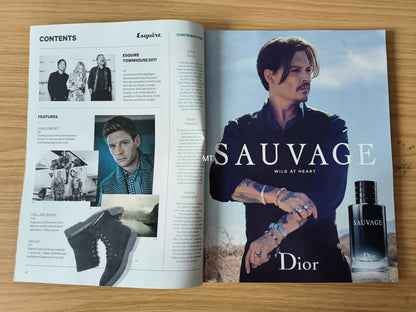 ESQUIRE Magazine January/February 2018 LIMITED EDITION RARE (1090) Gary Oldman Heston Blumenthal