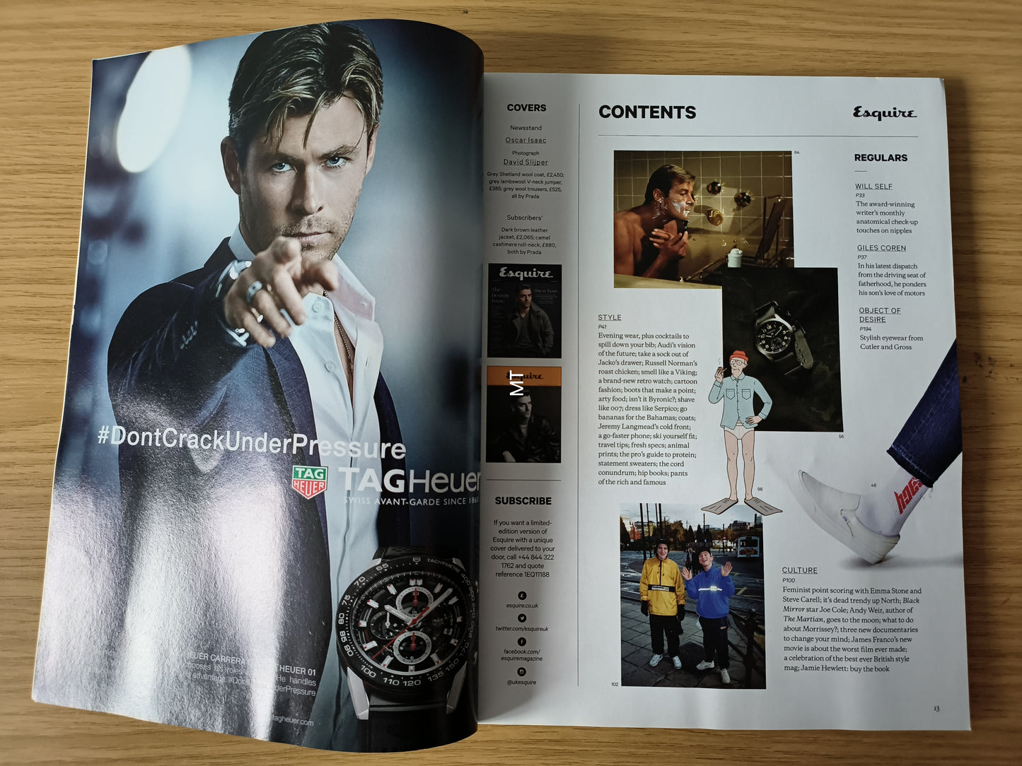 ESQUIRE Magazine December 2017 LIMITED EDITION RARE (1090) Oscar Isaac