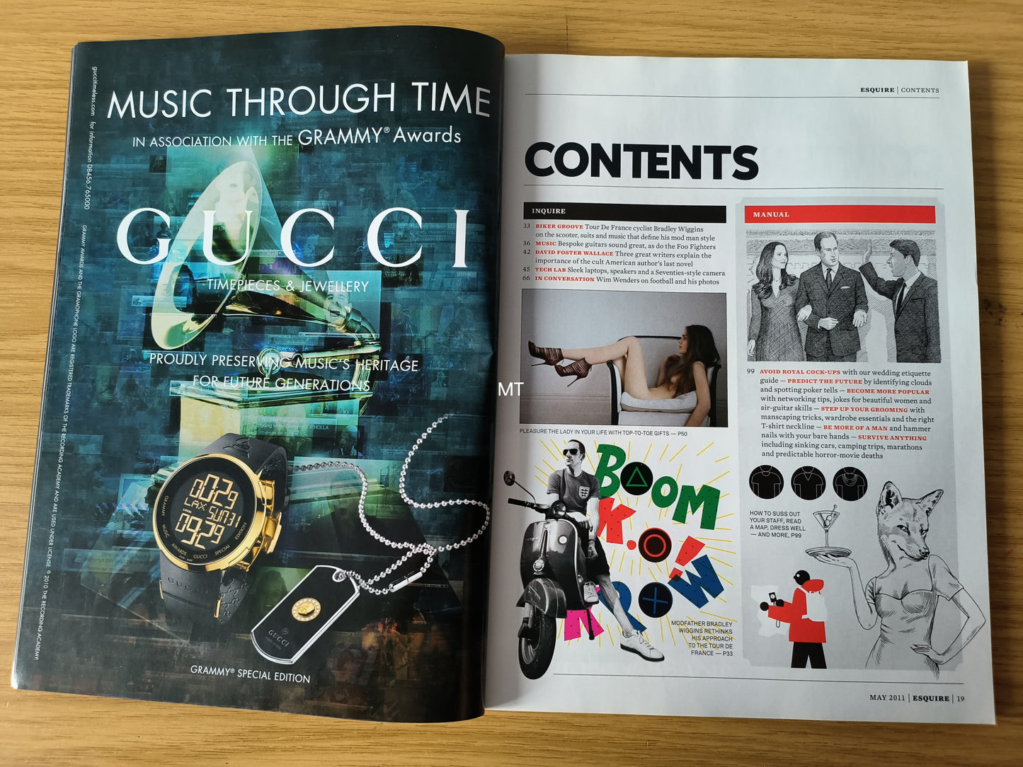 ESQUIRE Magazine May 2011 LIMITED EDITION RARE (1090) Abbie Cornish Robert Sheehan DANNY McBride