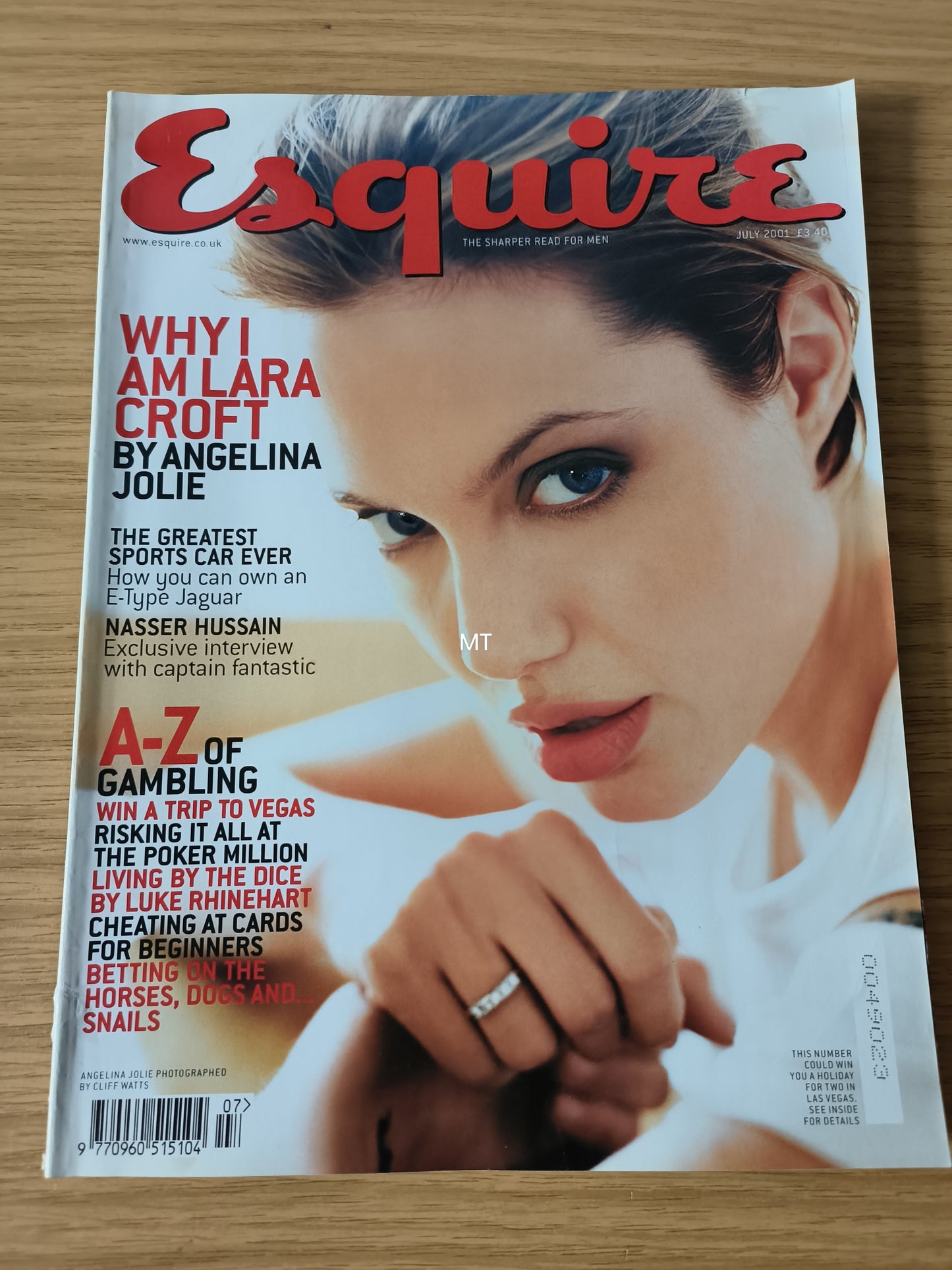 ESQUIRE Magazine July 2001 RARE (1090) Angelina Jolie DANNII MINOGUE
