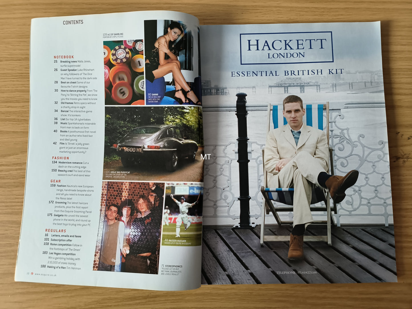 ESQUIRE Magazine July 2001 RARE (1090) Angelina Jolie DANNII MINOGUE