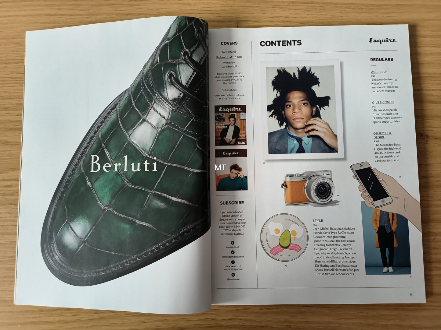 ESQUIRE Magazine October 2017 LIMITED EDITION RARE (1091) Robert Pattinson Russell Brand