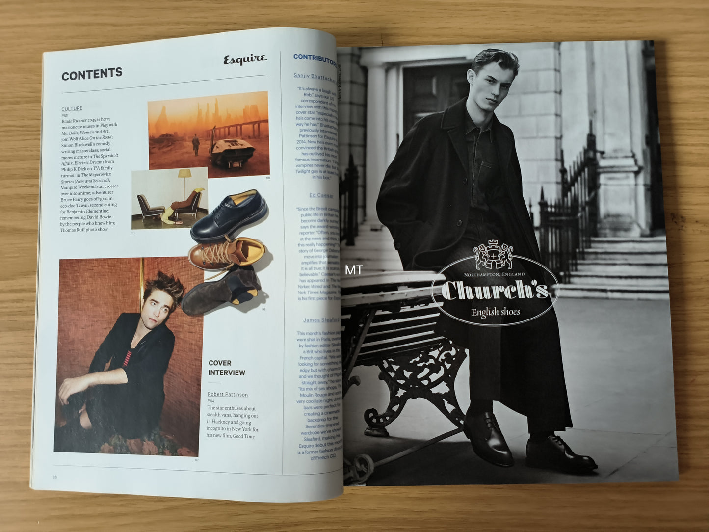 ESQUIRE Magazine October 2017 LIMITED EDITION RARE (1091) Robert Pattinson Russell Brand