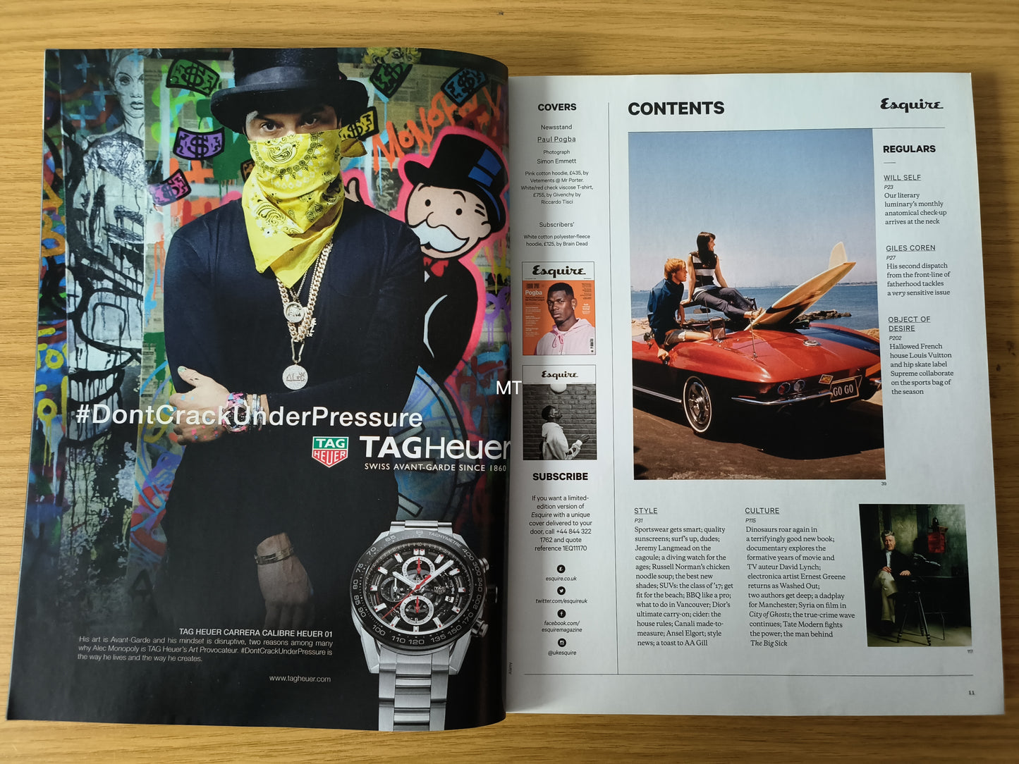 ESQUIRE Magazine July/August 2017 LIMITED EDITION RARE (1091) Paul Pogba Mo Farah Muhammad Ali