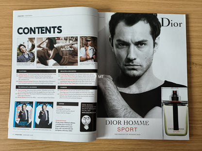 ESQUIRE Magazine January 2010 LIMITED EDITION RARE (1091) Zoe Saldana Robert Downey Jr