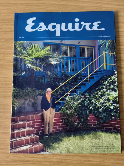 ESQUIRE Magazine July 2016 LIMITED EDITION RARE (1091) David Hockney GEORGE BEST
