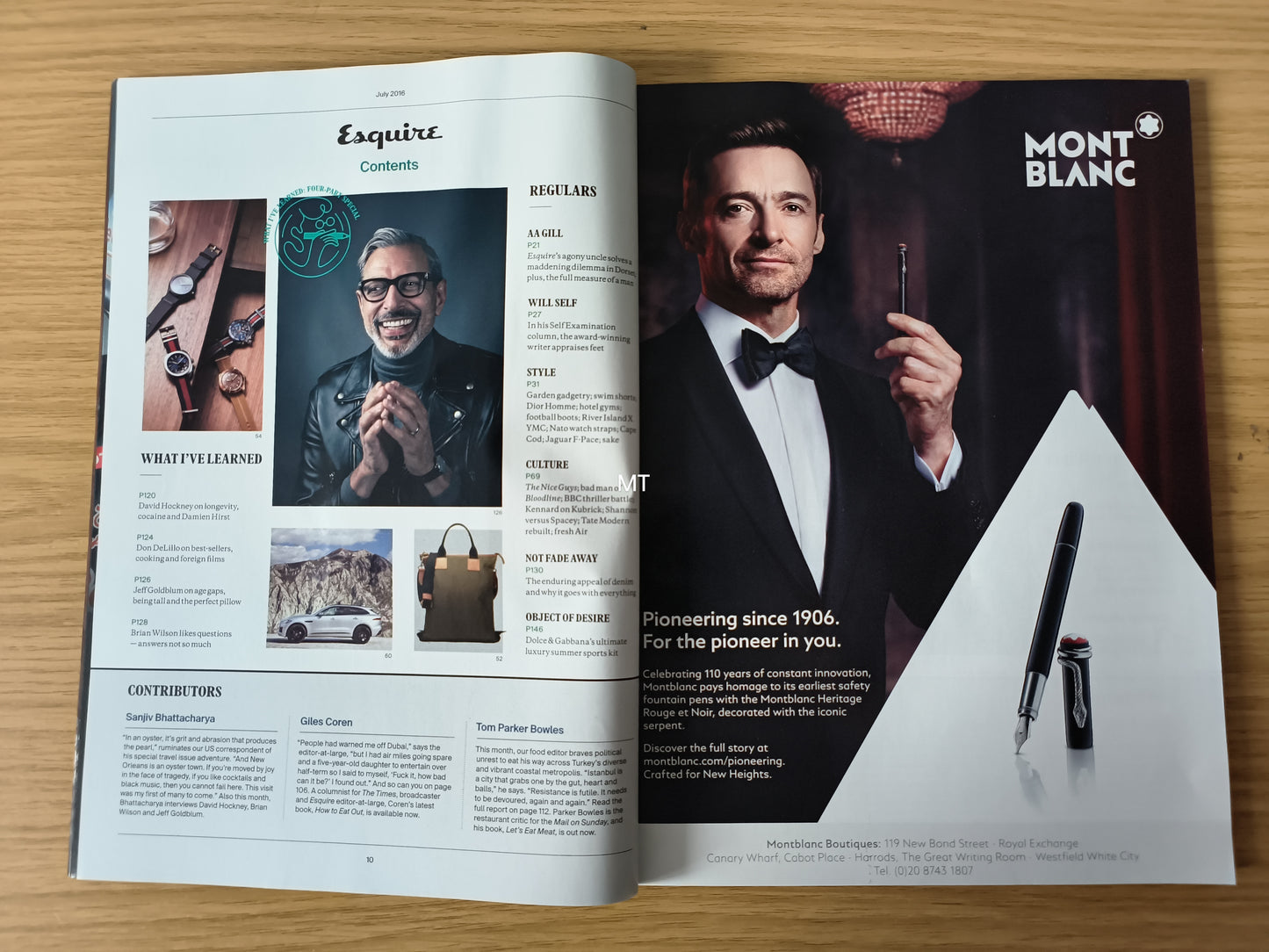 ESQUIRE Magazine July 2016 LIMITED EDITION RARE (1091) David Hockney GEORGE BEST