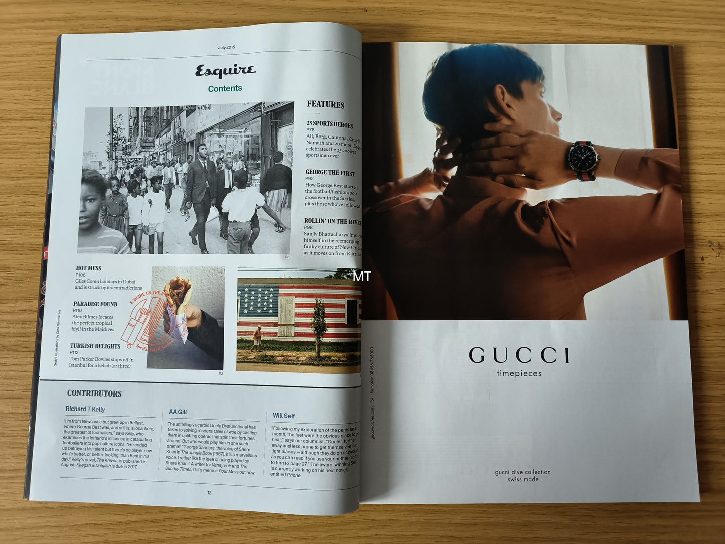 ESQUIRE Magazine July 2016 LIMITED EDITION RARE (1091) David Hockney GEORGE BEST