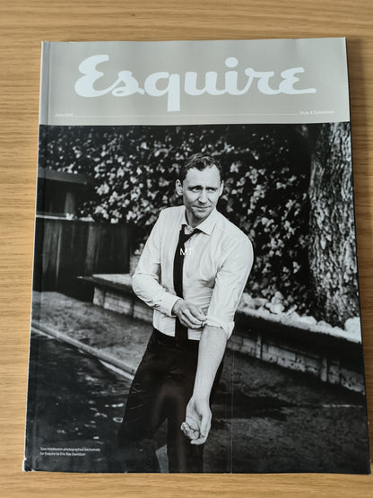 ESQUIRE Magazine June 2016 LIMITED EDITION RARE (1091) Tom Hiddleston Christian Slater