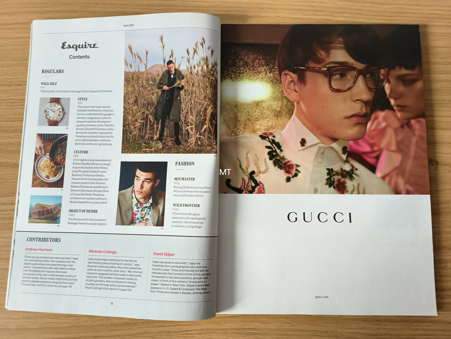 ESQUIRE Magazine April 2017 LIMITED EDITION RARE (1091) Jake Gyllenhaal Finn Wittrock