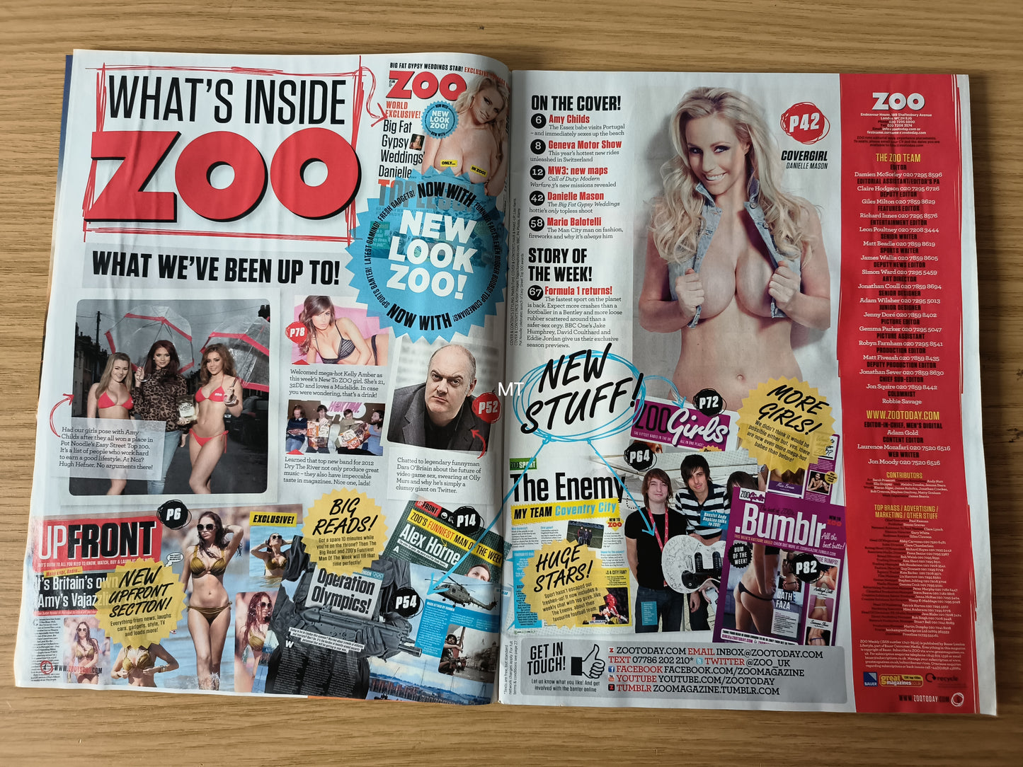 ZOO Magazine 16-22 March 2012 DAMAGED (1092) Danielle Mason Ellie Richie Amy Green