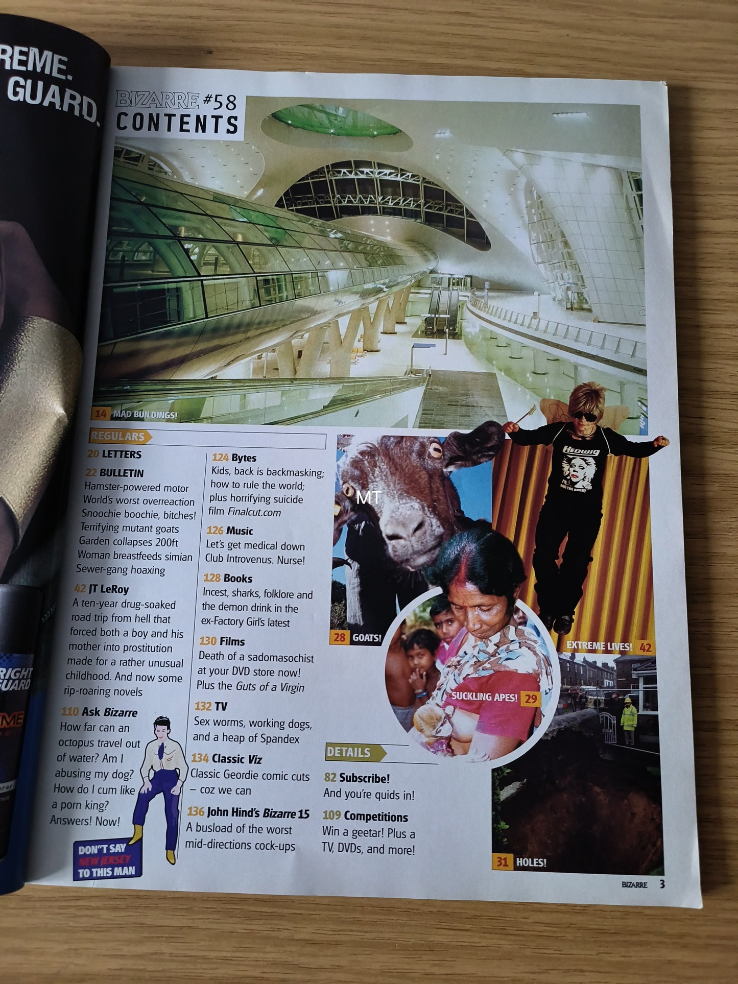 BIZARRE Magazine May 2002 (1093) Jon Langford GG Allin JT LeRoy