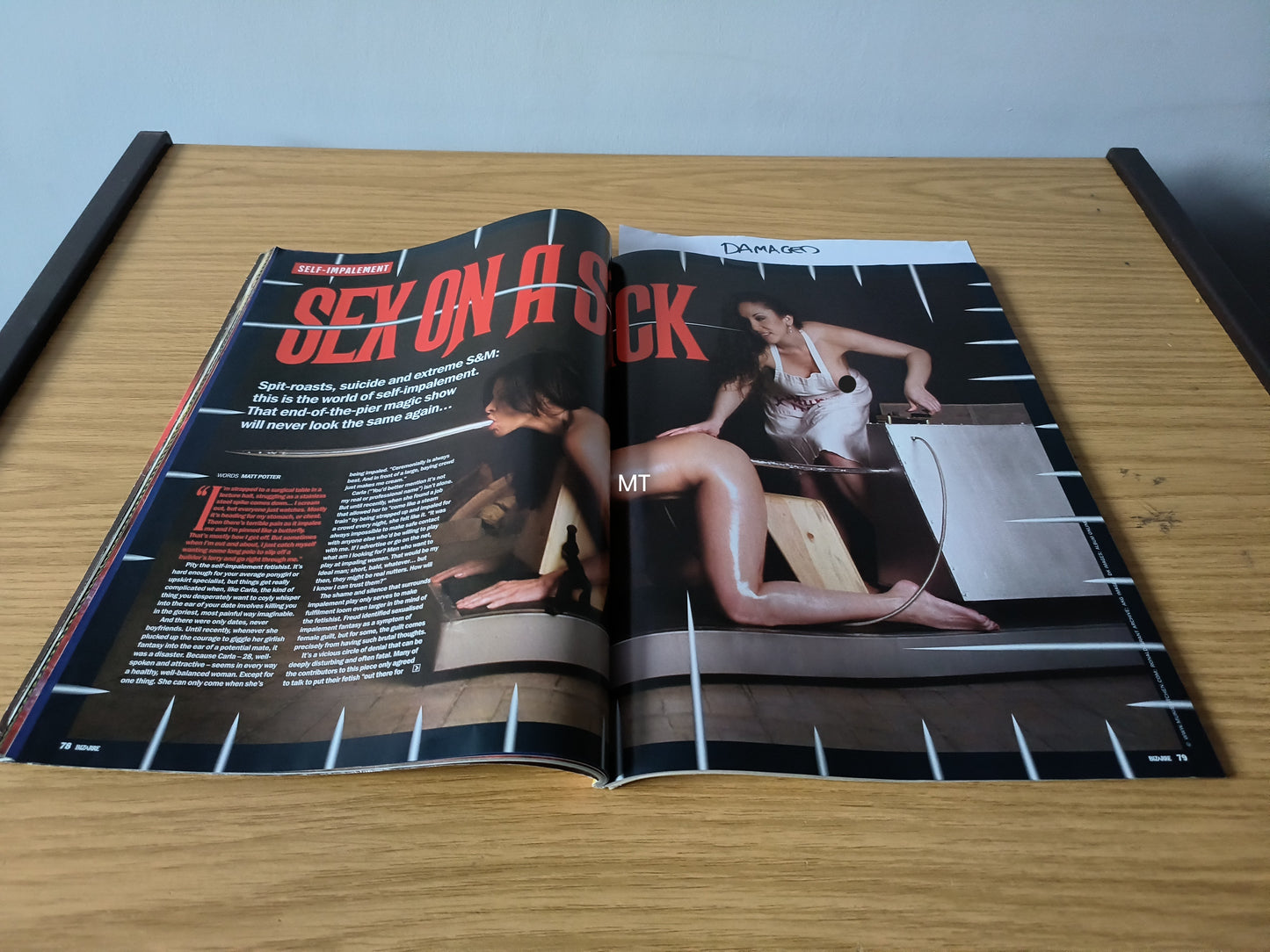 BIZARRE Magazine October 2004 DAMAGED (1093) Poppy Morgan