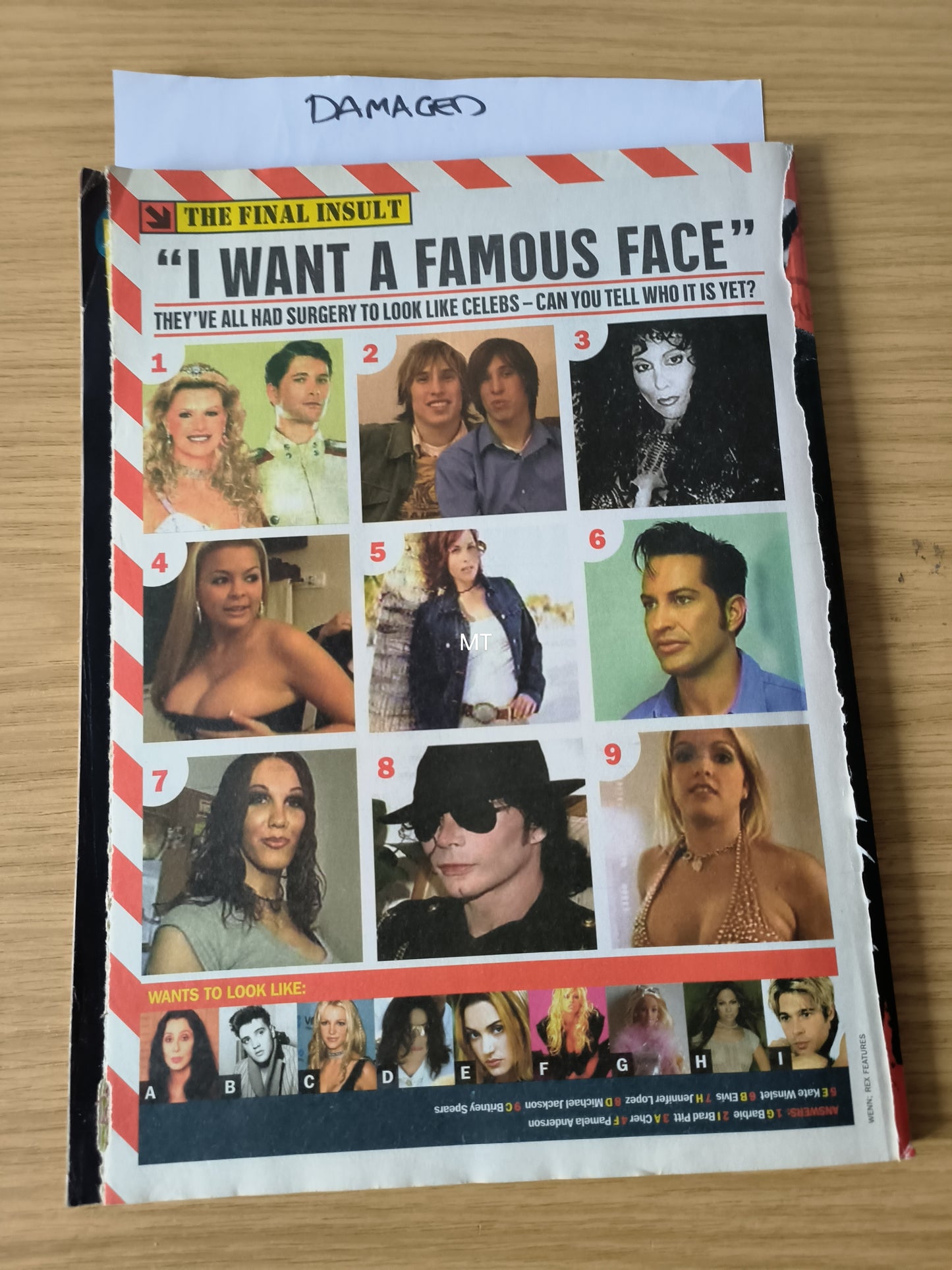 BIZARRE Magazine October 2004 DAMAGED (1093) Poppy Morgan