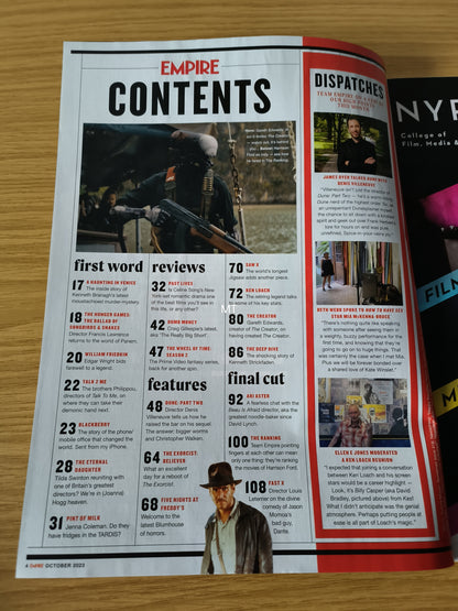 EMPIRE Magazine October 2023 SUBSCRIBER (1094) DUNE PART TWO Austin Butler