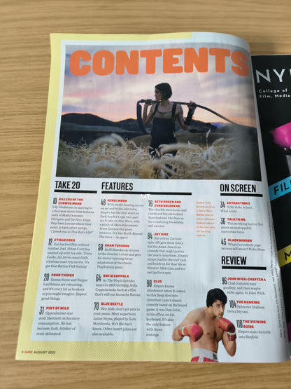 EMPIRE Magazine August 2023 SUBSCRIBER (1094) REBEL MOON SETH ROGEN EVAN GOLDBERG SCORSESE