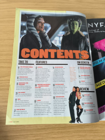 EMPIRE Magazine July 2023 SUBSCRIBER (1094) STAR WARS AHSOKA OPPENHEIMER BLACK MIRROR