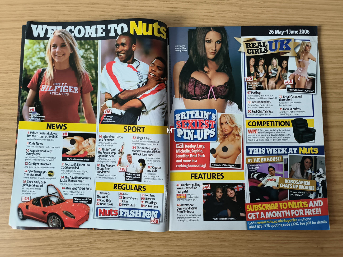 NUTS Magazine 26 May 1 June 2006 (1096) Jennifer Ellison Keeley Hazel Lucy Pinder