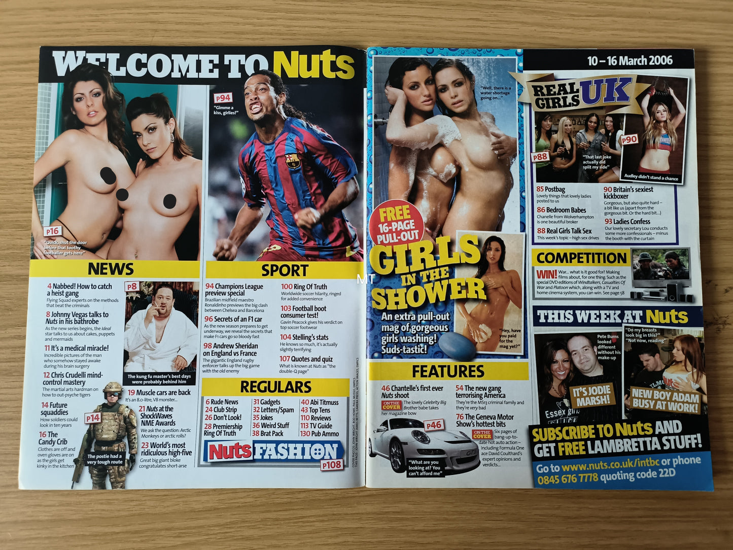 NUTS Magazine 10-16 March 2006 (1096) Chantelle Houghton Siobhan Fisk