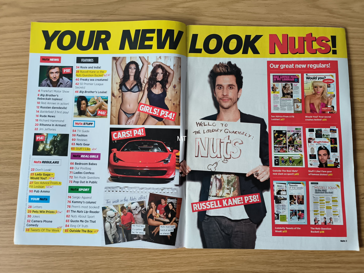 NUTS Magazine 23-29 September 2011 (1096) POSTER Rosie Jones India Reynolds Louise Cliffe