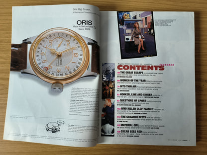 ESQUIRE Magazine December 1996/January 1997 (1097) Gillian Anderson Louise Wener