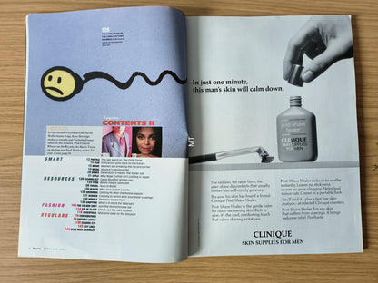 ESQUIRE Magazine February 1996 (1097) NICOLAS CAGE Victoria Abril Rachel Williams Ben Clarke