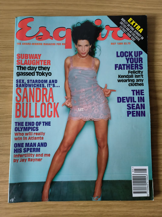 ESQUIRE Magazine May 1996 (1097) Sandra Bullock Sean Penn Felicity Kendall