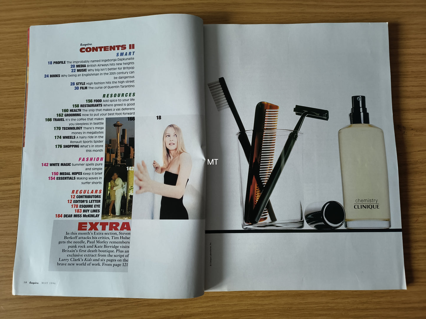 ESQUIRE Magazine May 1996 (1097) Sandra Bullock Sean Penn Felicity Kendall