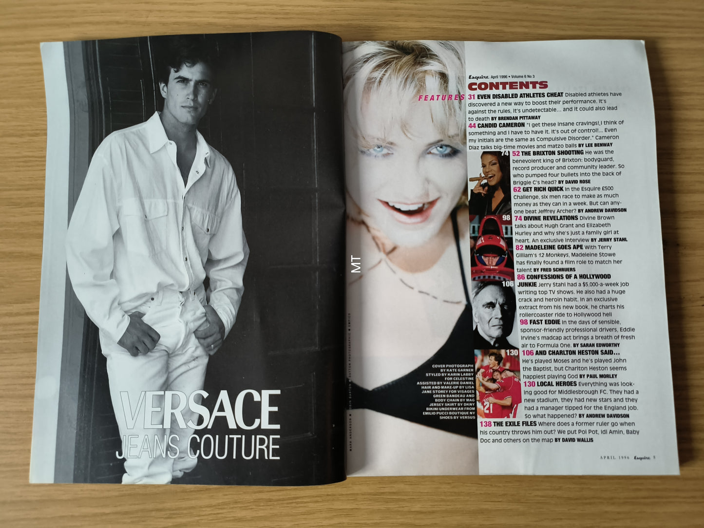 ESQUIRE Magazine April 1996 (1097) Cameron Diaz