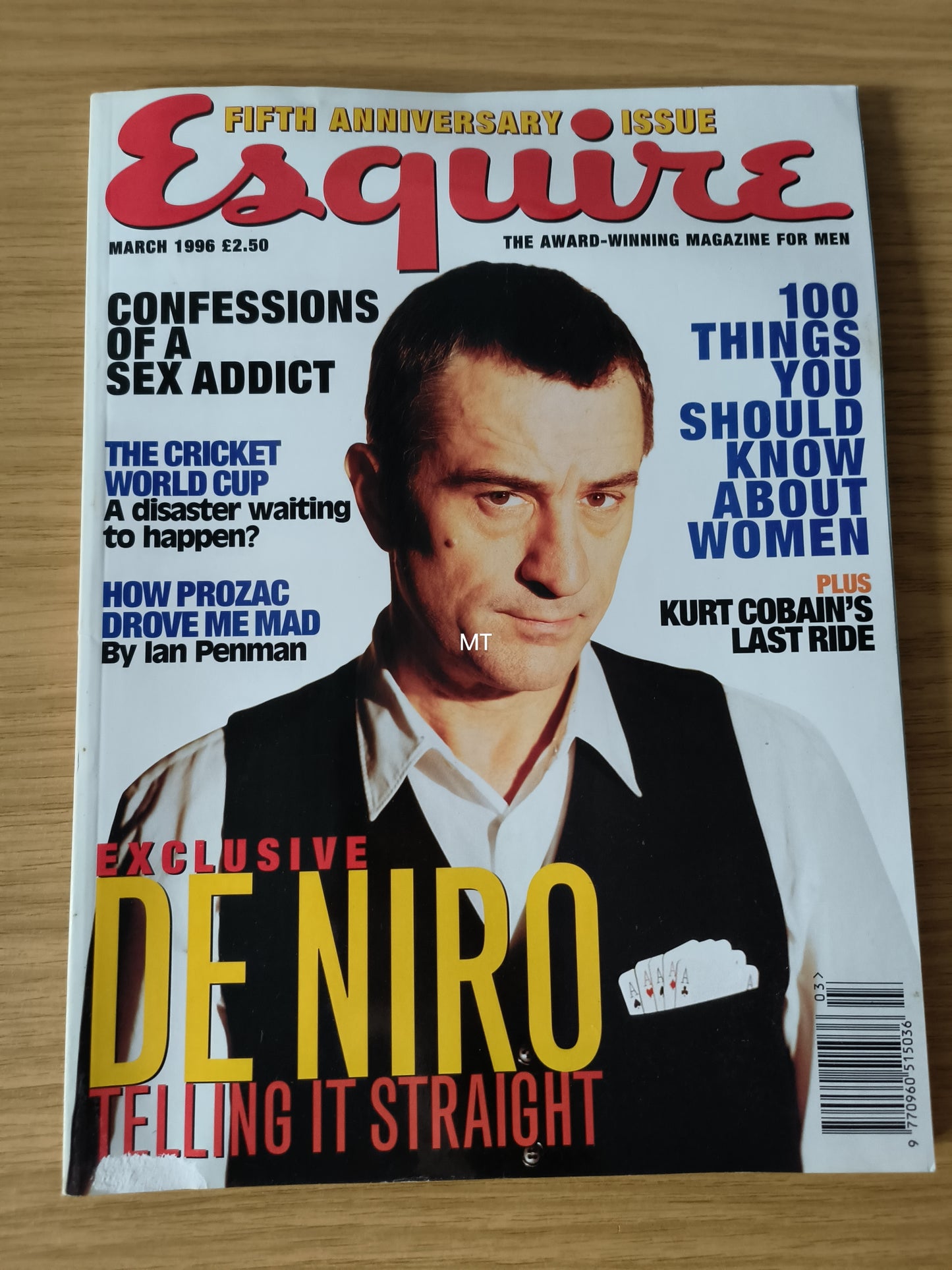 ESQUIRE Magazine March 1996 (1097) Robert De Niro Kurt Cobain Shaquille O'Neal